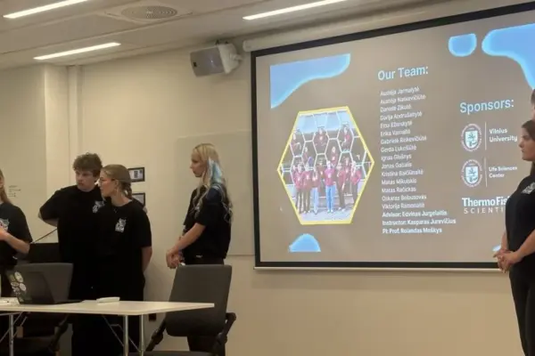 Outstanding achievement of the VU synthetic biology team: won at the Nordic countries festival