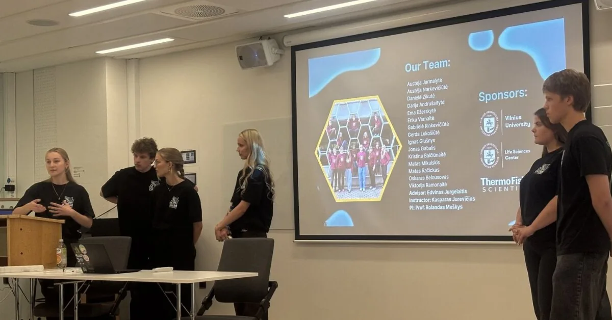 Outstanding achievement of the VU synthetic biology team: won at the Nordic countries festival