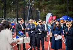 The renovated multifunctional sports ground of the Lithuanian Centre for the Education of the Blind and Visually Impaired officially opened