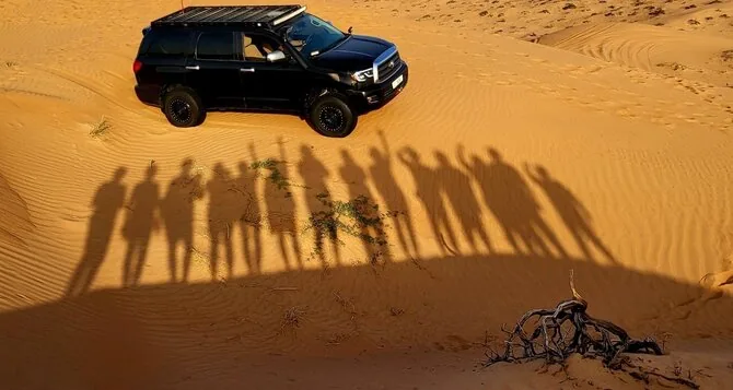 Photo from K. Urbonas's personal archive / Ladies on the dune