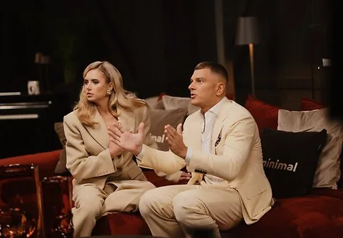 Moment from the thirteenth season of 'The Voice of Lithuania'