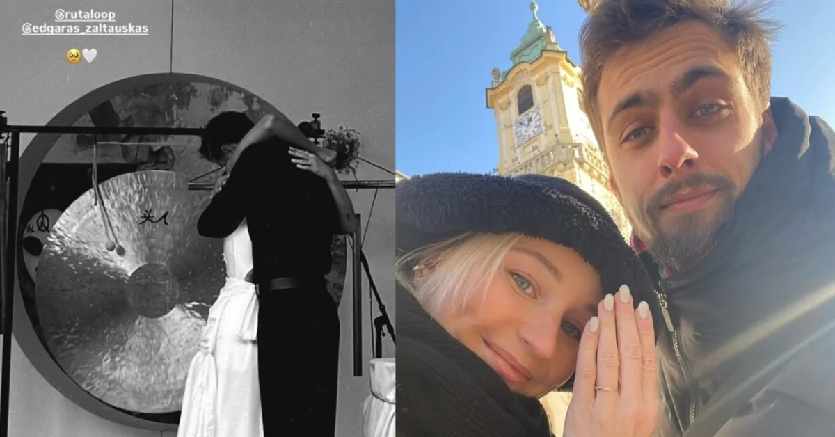 Married singer Rūta Loop and producer Edgaras Žaltauskas: a crowd of famous friends at the wedding