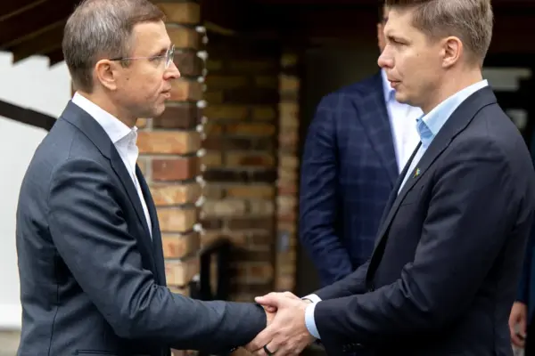 Mindaugas Sinkevičius Lucke discussed cooperation and support with the Prime Minister of Ukraine ahead of winter
