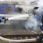Russians struck just 2 km from the Polish border: a passenger train damaged in Volhynia