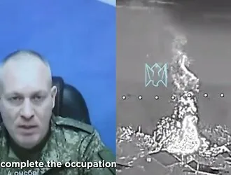 Ukrainian commander showed a recording of a Russian general with a Lithuanian surname being blown up