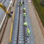 Completed welding of Rail Baltica tracks into continuous long rails