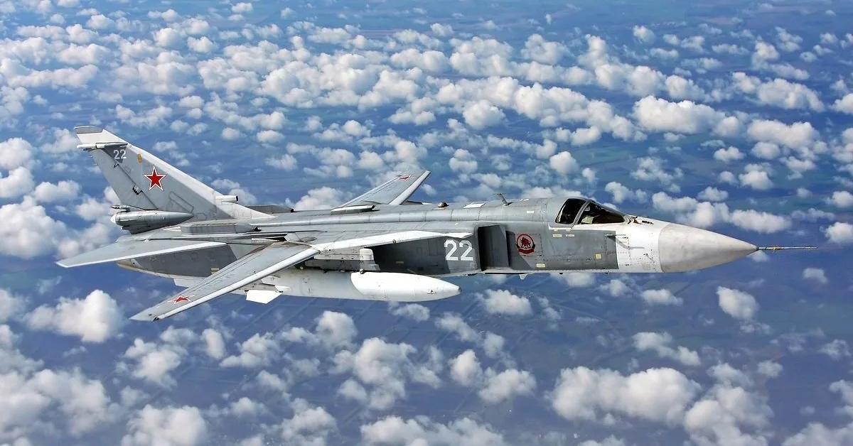 Ukrainian soldiers in Crimea destroyed a Russian Su-24 bomber