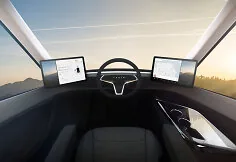 New Tesla electric truck – Tesla Semi – presented in Los Angeles