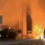 War in Ukraine. Russia struck near the Polish border: a gas station and trucks caught fire
