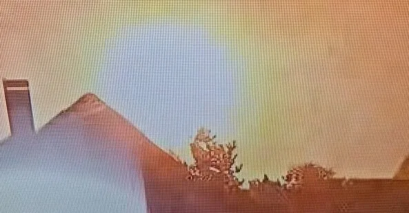 Filmed how the drone was possibly destroyed