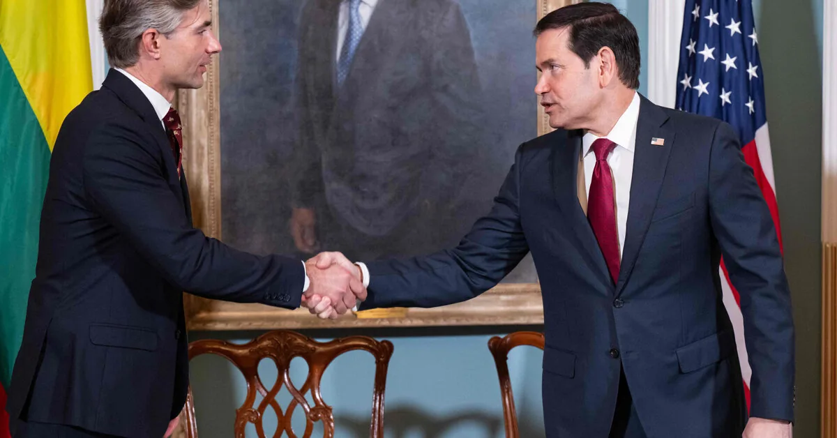 Minister: US "understands" Lithuania's need to restore relations with Beijing to achieve economic security