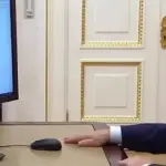 Putin showed how he "voted" online: a contraband monitor and an unactivated Windows
