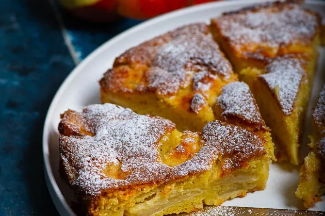French apple pie