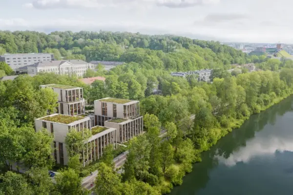 „Bigbank“ lends 20 million euros for the „Kenova“ housing project „Neries pakopa“