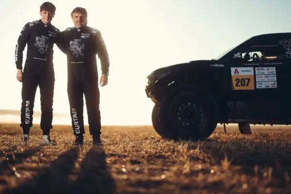 Vanagas and Paliukėnas – at the finish of "Baja Aragon": there was everything, but they remained the leaders of the FIA European Cup