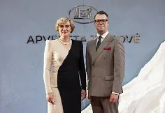 Laima Vilimienė and Minister of Culture Lukas Alsys